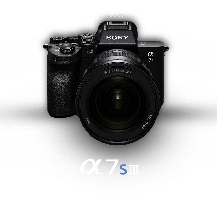 Sony Alpha a7S III camera with FE 16–35mm F2.8 GM lens
